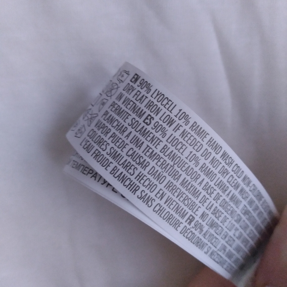 FOREVER 21 Sheer white knit t-shirt top, MEDIUM, new with tag - Picture 6 of 7